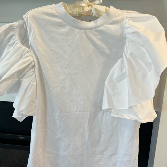 Alexander McQueen asymmetrical cotton blouse size 42 - Picture 3 of 6